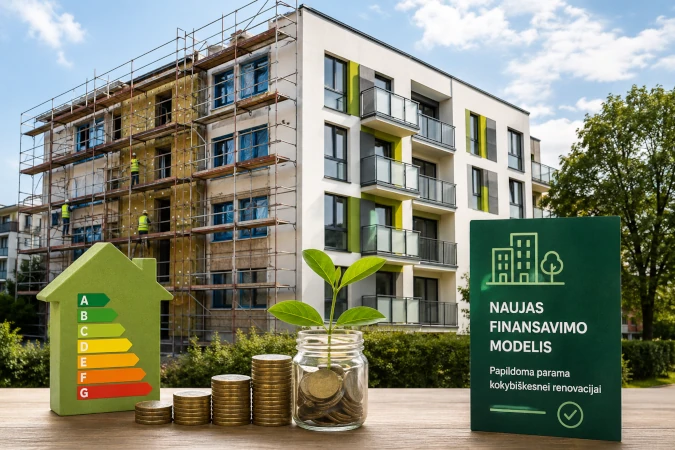 Naujas daugiabučių renovacijos finansavimo modelis: ką reikia žinoti?